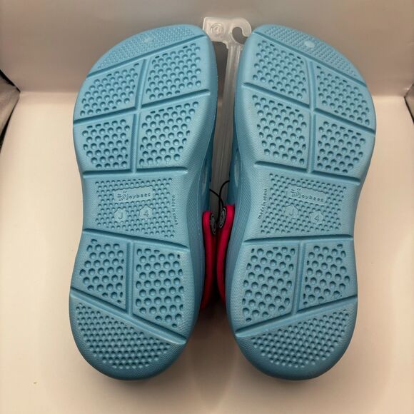 Joybees Active Clogs Kids Active Clog Slip on - Blue Junior Girls Size J4 - Picture 3 of 6